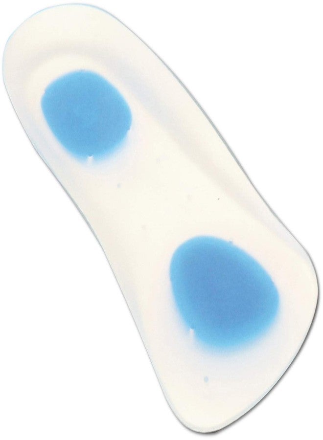Silipos SoftZone 4011 ¾ Length Foot Insole - Medium, Multi-Density Silicone Cushion with Deep Heel Cup for Arch Support, Pressure Relief, Absorbing Shock - Image 1